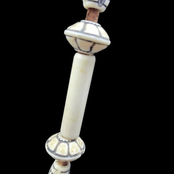 Handmade Tribal Claw Necklace Primitive Western Rustic Bone Cowboycore - Picture 6 of 9